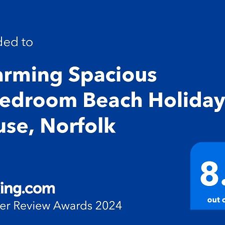 Charming Spacious 3-Bedroom Beach Holiday House, Norfolk Hemsby Dış mekan fotoğraf